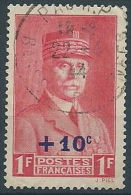 1941 FRANCIA USATO MARESCIALLO PETAIN SOPRASTAMPATO - EDF173 - 1941-42 Pétain