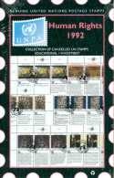 UNO Wien 1992 Human Rights Menschenrechte Satz Gest. Verkaufsverpackung - Used Stamps