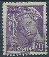 1938-41 FRANCIA USATO MERCURIO 40 CENT - ED177-2 - 1938-42 Mercure