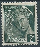 1938-41 FRANCIA MERCURIO 2 CENT MNH ** - ED180 - 1938-42 Mercure