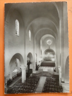 V09-80-sommes-collegiale Notre Dame De Nesle-nef Vue De La Tribune Du Grand Orgue--carte Photo - Nesle