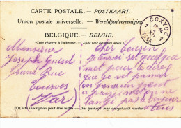 584/22 - Carte-Vue En Franchise 4 XII 1914 Vers TOURVES Var - Soldat Français En Zone Non Occupée - Zone Non Occupée