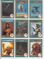 AD&D 2nd Edition Page Of 9 Cards - Numbers: 1, 2, 3, 5, 7, 8, 9, 11, 13 - Andere & Zonder Classificatie