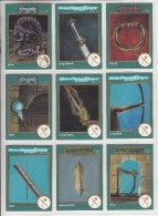AD&D 2nd Edition Page Of 9 Cards - Numbers: 19 To 27 - Sonstige & Ohne Zuordnung
