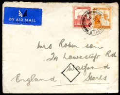 PALESTINE TO GREAT BRITAIN, ERRAMLE Cancel On Air Mail Cover 1935, VF - Palestina