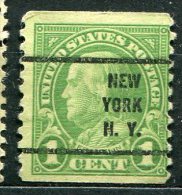 USA - Préoblitéré - Precancel - NEW-YORK - NEW-YORK - Vorausentwertungen