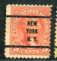 USA - Préoblitéré - Precancel - NEW-YORK - NEW-YORK - Vorausentwertungen