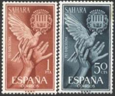 Mint Stamps Pigeon, Barcelona  1963  From Spanish Sahara - Sahara Espagnol