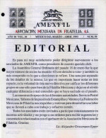 G)1993 MEXICO, AMEXFIL MAGAZINE, SPECIALIZED IN MEXICAN STAMPS, YEAR 10 VOL. 10-MAR-APR- 1997-NUM. 59, XF - Spanisch