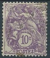 1927-31 FRANCIA USATO ALLEGORIA TIPO BLANC 10 CENT - EDF192-2 - 1900-29 Blanc