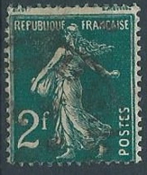 1927-31 FRANCIA USATO SEMINATRICE FONDO UNITO 2 F VARIETà - EDF192 - Usados