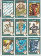 AD&D 2nd Edition Page Of 8 Cards Plus Checklist - Numbers: 55 To 63 - Andere & Zonder Classificatie