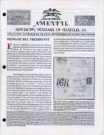 G)1993 MEXICO, AMEXFIL MAGAZINE, SPECIALIZED IN MEXICAN STAMPS, YEAR 11 VOL. 11-NOV-DEC- 1993-NUM. 63, XF - Español