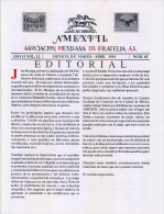 G)1994 MEXICO, AMEXFIL MAGAZINE, SPECIALIZED IN MEXICAN STAMPS, YEAR 11 VOL. 11-MAR-APR- 1994-NUM. 65, XF - Español