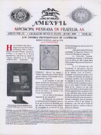 G)1994 MEXICO, AMEXFIL MAGAZINE, SPECIALIZED IN MEXICAN STAMPS, YEAR 11 VOL. 11-MAY-JUN- 1994-NUM. 66, XF - Espagnol