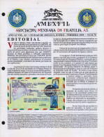 G)1995 MEXICO, AMEXFIL MAGAZINE, SPECIALIZED IN MEXICAN STAMPS, YEAR 12 VOL. 12-JAN-FEB- 1995-NUM. 70, XF - Espagnol