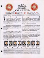 G)1995 MEXICO, AMEXFIL MAGAZINE, SPECIALIZED IN MEXICAN STAMPS, YEAR 12 VOL. 12-MAY-JUN- 1995-NUM. 72, XF - Spaans