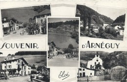 Delcampe - AQUITAINE - 64 - PYRENEES ATLANTIQUES - ARNEGUY - CPSM PF NB - MUltivues - Arnéguy