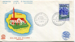 REUNION - N° 352A / FDC DE CILAOS LE 16/1/1960 - TB - Lettres & Documents