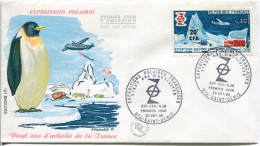 REUNION - N° 380 / FDC DE ST. DENIS LE 20/10/1968, 20 ANS D'EXPEDITION POLAIRE FRANCAISES - TB - Cartas & Documentos