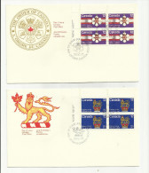 FDC / CANADA / 1977 / 2 ENVELOPPES / THE ORDER OF CANADA  / PARFAITE - ....-1951