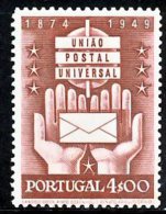 !										■■■■■ds■■ Portugal 1949 AF#718 ** UPU 4$00 (x6386) - Nuevos