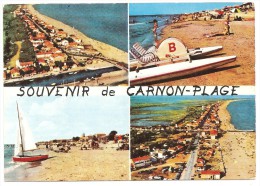 CPSM FRANCE 34 HERAULT MAUGUIO - CARNON-PLAGE - Quelques Vues De La Localité - Multivues 1967 - Mauguio