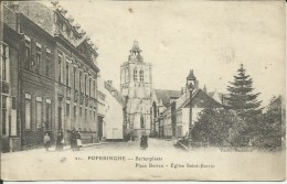 BELGIQUE .  POPERINGHE . PLACE BERTEN . EGLISE SAINT BERTIN . - Poperinge