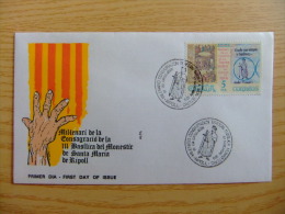 ESPAÑA ESPAGNE 1978 FDC  STA. MARIA De RIPOLL - GUIFRE EL PILOS Conde De BCN  Edifil Nº 2506 Yvert Nº 2152 - Abbeys & Monasteries