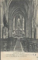 NORD PAS DE CALAIS - 62 - PAS DE CALAIS - LAVENTIE - Intérieur Del'église Avant La Guerre 1914 - Laventie