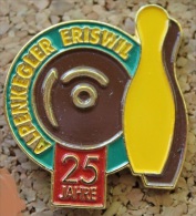 25 ANS BOWLING CLUB ALPENKEGLER - ERISWIL - 25 JAHRE - SUISSE - SCHWEIZ - SVIZZERA - SWISS - QUILLE -         (BRUN) - Bowling