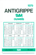 Kleine Kalender 1979 - Antigrippe Laboratoire SAM Brussel - Petit Format : 1971-80