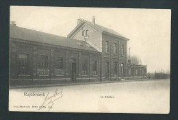 Ruysbroeck. La Gare - Station. Nels Série 11, N°714. Voyagée En 1905. 2 Scans. - Sint-Pieters-Leeuw