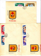 ROMANIA  1968 -Yvert 2381/6 Su 3 FDC -  Annullo Speciale Illustrato - Lettres & Documents