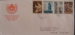 VATICANO 1995 Posta Aerea Vatican Lettera Usato Su Busta Scv Viaggiato - Posta Aerea