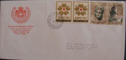 VATICANO 1974 1970 1994 Vatican Lettera Usato Su Busta Scv Viaggiato - Storia Postale