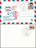 Czechoslovakia Mail Balloon. NITRA 1993 EKOFILA - Luftpost