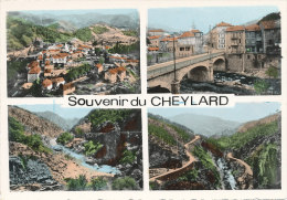 07 // LE CHEYLARD   Souvenir Multivues   2 CPSM - Le Cheylard