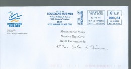 LETTRE FRANCE BOULOGNE SUR MER 1ER PORT DE PËCHE - Boten