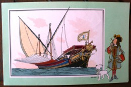 Voir Et Savoir Par Hergé - MARINE - Origine A 1700 - Série 3 - N° 49. Dargaud - 12,5 X 19,5 Cm. (photo Contractuelle) - Sammelbilder