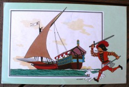 Voir Et Savoir Par Hergé - MARINE - Origine A 1700 - Série 7 - N° 29. Dargaud - 12,5 X 19,5 Cm. (photo Contractuelle) - Chromo's