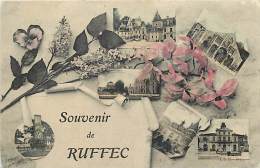 Ref 400-charente- Souvenir De Ruffec - Multivues  -/ -carte Décollée -voir Dans Description - - Ruffec