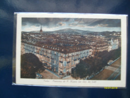 TORINO  Panorama Da Porta Nuova Con Vista Dei Colli  NOTTURNO Edizione G. Cometto - Multi-vues, Vues Panoramiques