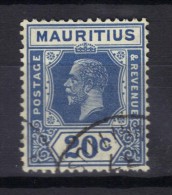 W1465 - MAURITIUS 1927 , Giorgio V Yvert N. 193 . Fil CA Corsivo Mult - Mauritius (...-1967)