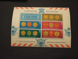 CAYMAN - BF 1976 BICENTENARIO INDIPENDENZA AMERICANA - NUOVO(++)-TEMATICHE - Kaimaninseln