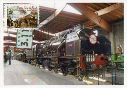France  2014 CM : Voyage En Train Locomotive La Pacific Chapelon Nord 3 1192. Obliteration 1er Jour 14/06/14 Paris - 2010-2019
