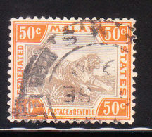 Federated Malay States 1901 Tiger 50c Used - Federated Malay States