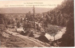 CPA - 22 - Environs De GOUAREC, Les Gorges Sauvages De Longeau Et Le Viaduc De Bon Repos - Gouarec