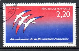 FRANCE. N°2560 Oblitéré De 1989. Logotype De La Révolution/Folon. - Révolution Française