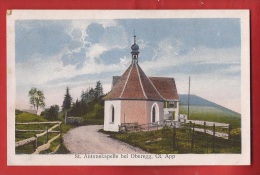 CDS9-03 St. Antonskapelle Bei Oberegg, Gelaufen In 1924 Nach Erlen Grabs - Oberegg